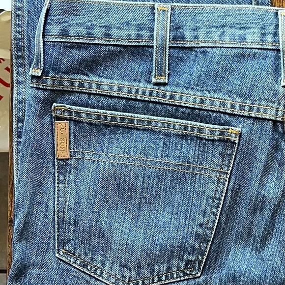 Cinch Jeans men’s 36x30 Blue Waist laying Flat: 18” Inseam laying flat: 31” - Picture 5 of 8
